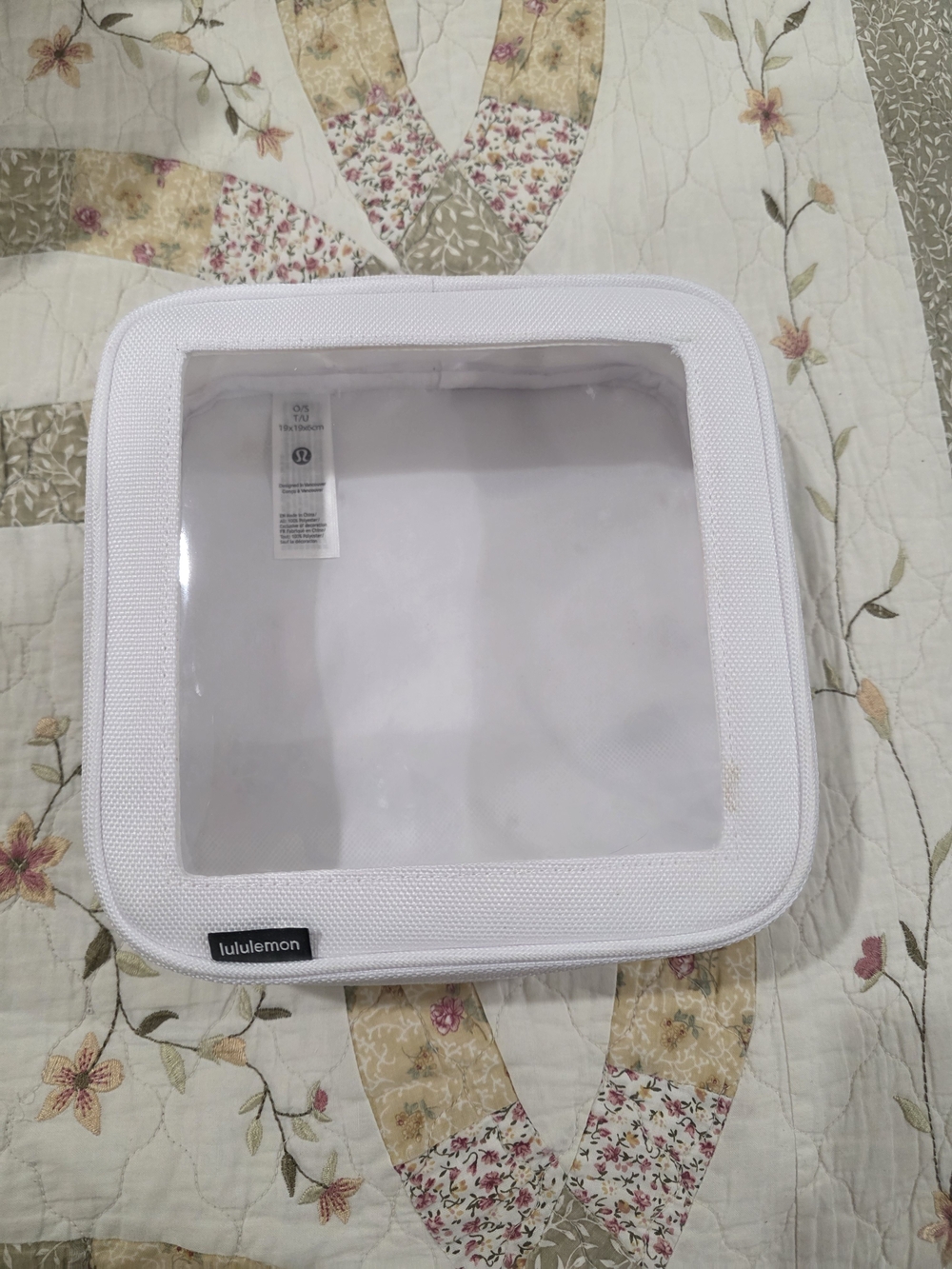 lululemon White Clear Travel Cube